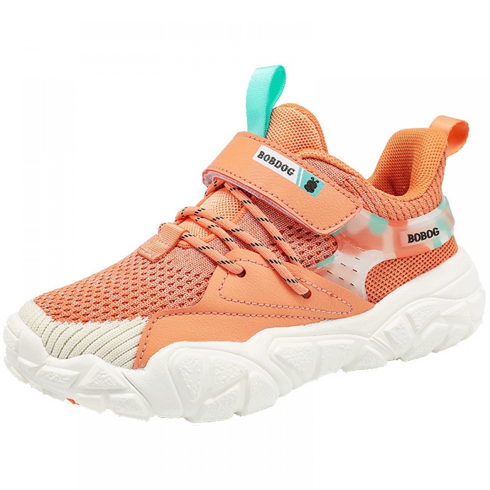 Spring and Autumn Flying Woven Breathable Running Shoes Soft Bottom Children's Trendy Shoes